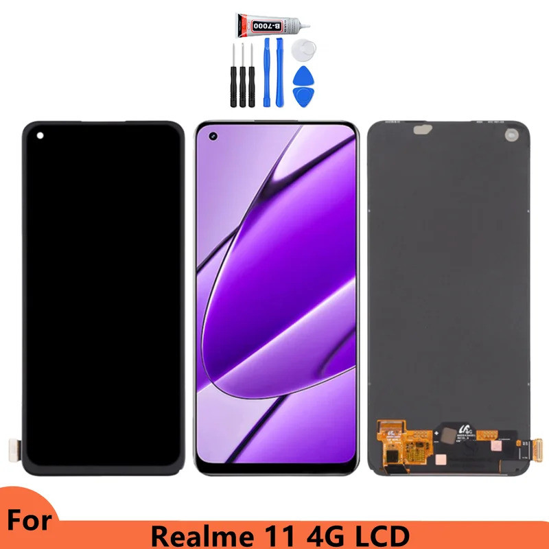 Atwist Schermo LCD Per Oppo Realme 10 4G – Display Touch 6.4'' Con Digitalizzatore, Sostituzione Per RMX3630, Nero - 3