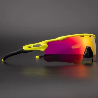 Óculos De Sol Oakley Para Ciclismo Polarizado Masculino E Feminino Esportivos Ao Ar Livre 5 Lentes
