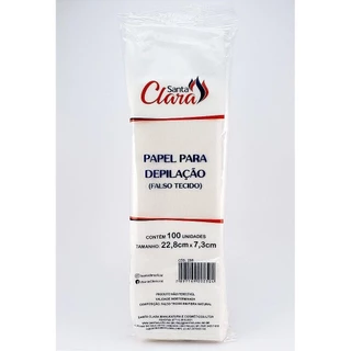 Papel Depilatorio Tnt Falso Tecido 100 Unidades Depilação em Oferta na Shopee