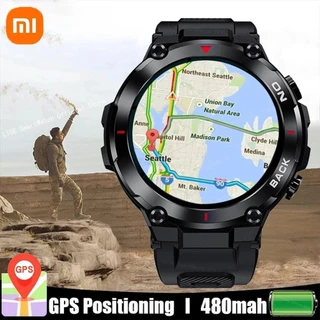 Xiaomi GPS Posicionamento Relógio Inteligente Relógio Esportivo Militar Exterior Pulseira de Natação Pulseira de Natação Lembrete de Chamada Monitor de Frequência Cardíaca Relógio Inteligente