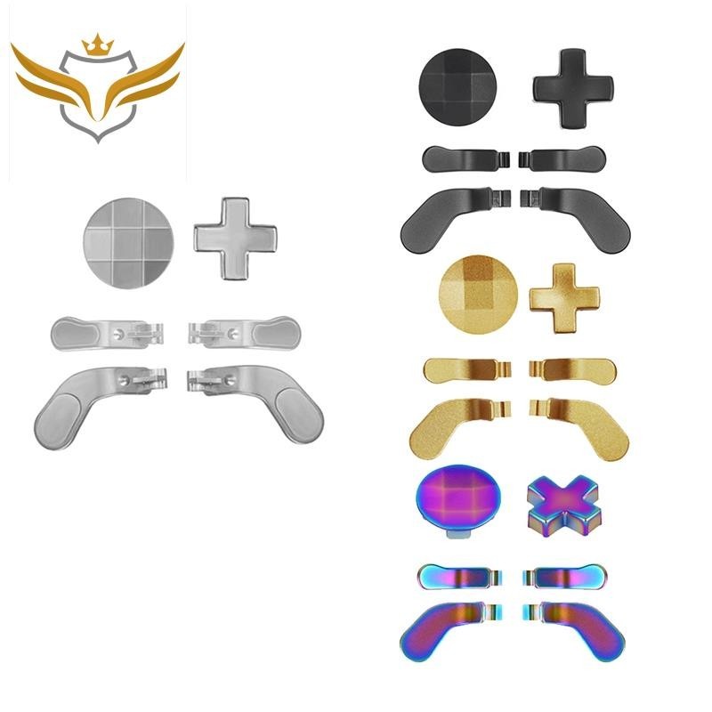 Para Xbox One Elite Series 2 6PCS Peças Do Controlador De Metal 4 Pás 2 Conjunto De Componentes Jogo D-Pad