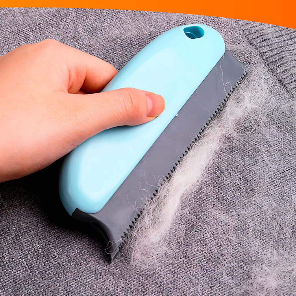 Removedor De Pelos Com Cabo Sofá Cama Pet Cachorro Gato
