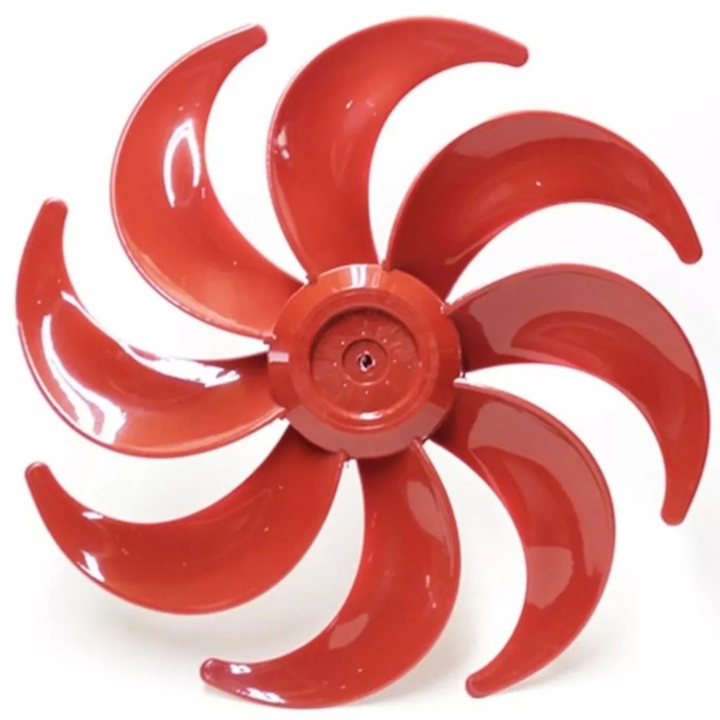 Hélice Mondial / Polishop 40 Cm - 08 pás - Vermelha