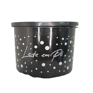 POTE REDONDO LEITE EM PÓ PRETO/BRANCO 1.8LT