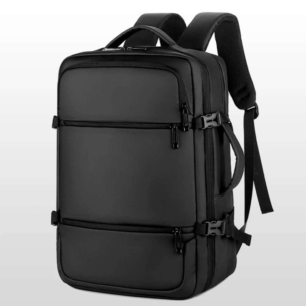 Mochila Multifuncional Executiva Notebook 17" Polegada Impermeável entrada USB Unissex Viagem