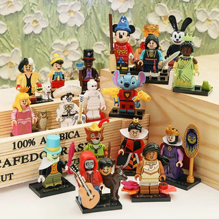 Compatível com Lego Disney Minifigures Drawing Building Blocks 2024 Novo Estilo de Brinquedos de Montagem Educacional Infantil