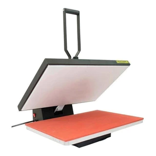 Prensa Plana Térmica Sublimação Transfer DTF Economizou 40x60 Preta 110v ou 220v