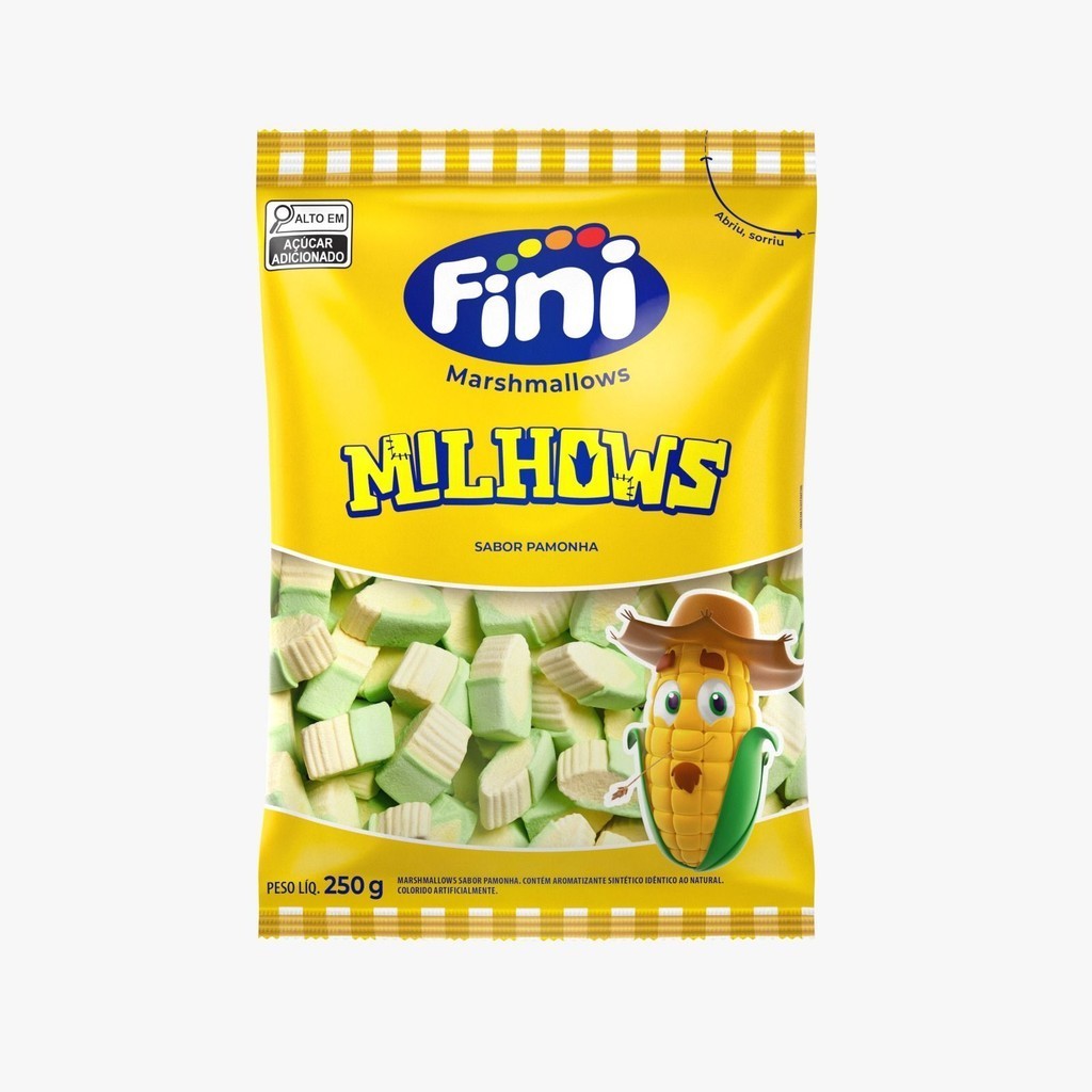 Marshmallow Milhows Pamonha 250g Fini