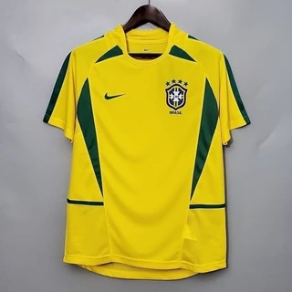 Brasil 2002 EX9Q Camisa De Futebol Retro