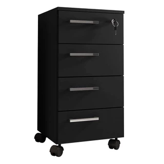 Gaveteiro 4 GV Paris Preto