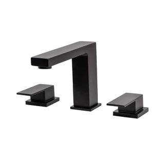 Torneira para Banheiro Misturador Duplo Comando Purangi Baixa Pingoo - Preto em Oferta na Shopee