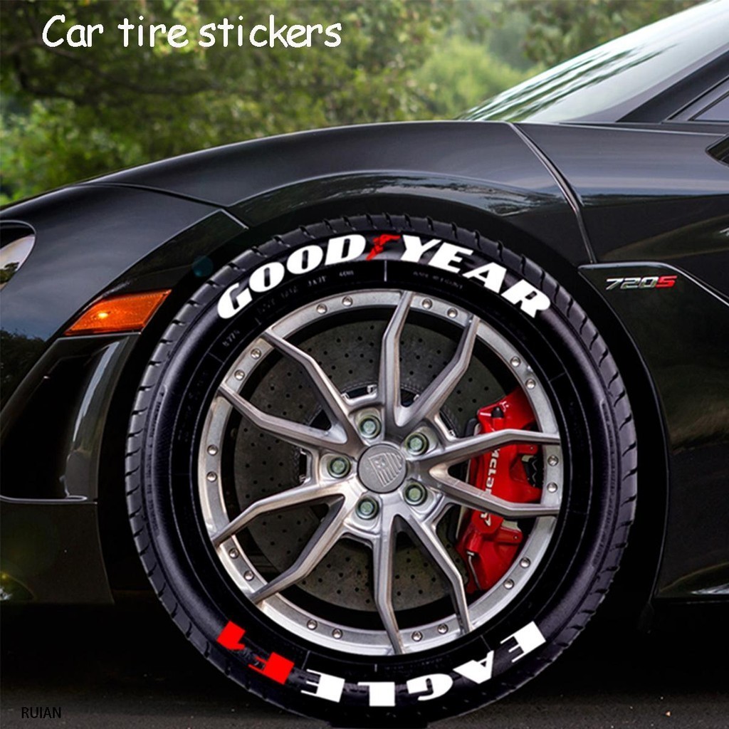 Goodyear Eagle F1 Autocolantes Para Carros E Motocicletas Com O Logotipo Da Roda De Borracha Acessórios Decorativos De Estilo Universal