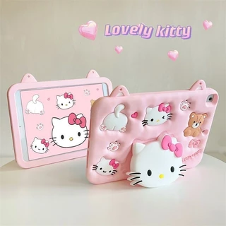 Capa De Mesa Hello Kitty Para iPad Pro 11 Polegadas 22 21 20 mini De Silicone 9,7 5o 6o 10,2 9o 8o 7o 10o Funda