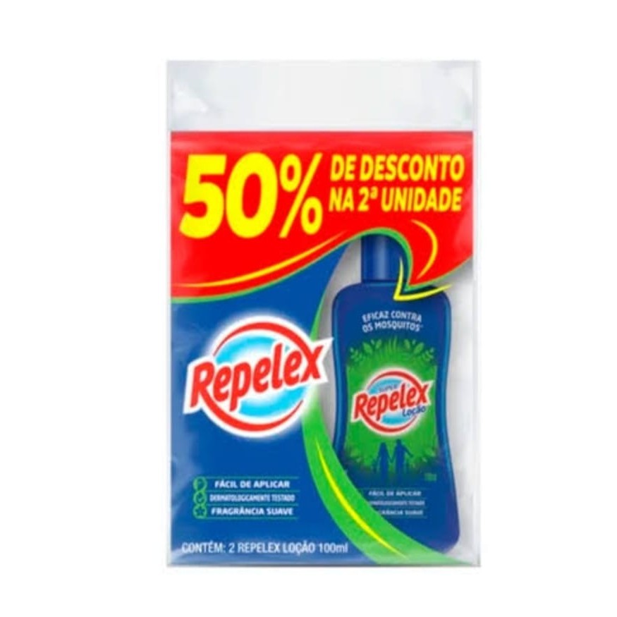 Kit c/2 Repelente Super Repelex Locao 100ml | Shopee Brasil