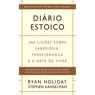 DIÁRIO ESTOICO 366 LIÇÕES SOBRE SABEDORIA, PERSEVERANÇA E A ARTE DE VIVER em Oferta na Shopee