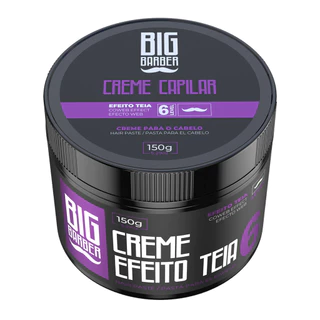 Creme Capilar Efeito Teia Big Barber 150g Level 6 Profissional