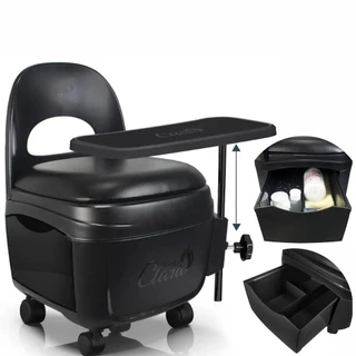 Cirandinha Cadeira Preta Diva Para Manicure Pedicure