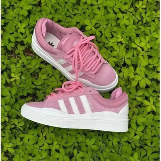 Tênis Casual Campus Feminino x Bad Bunny Rosa Branco