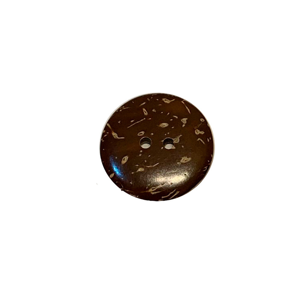 Botão Coco 15mm 2 Furos Para Roupa Costura Artesanato Estilo Madeira ...