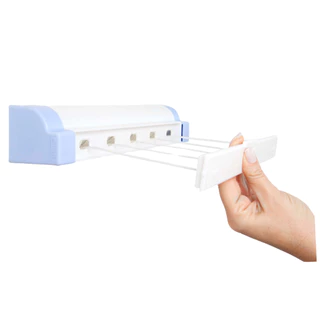 Varal Retratil De Parede 5 Cordas 4,10 Metros Automatico Rotoflex Secalux