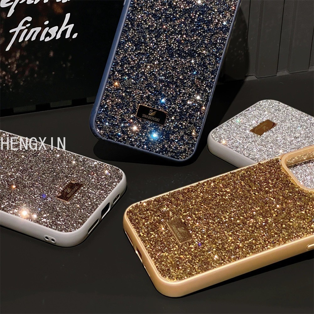 値頃 Swarovski ProMAX 16 iPhone Case Phone Diamond Shining その他