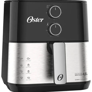 Fritadeira Oster Airfryer Compact 4,6l Pr/inox Ofrt520 220v