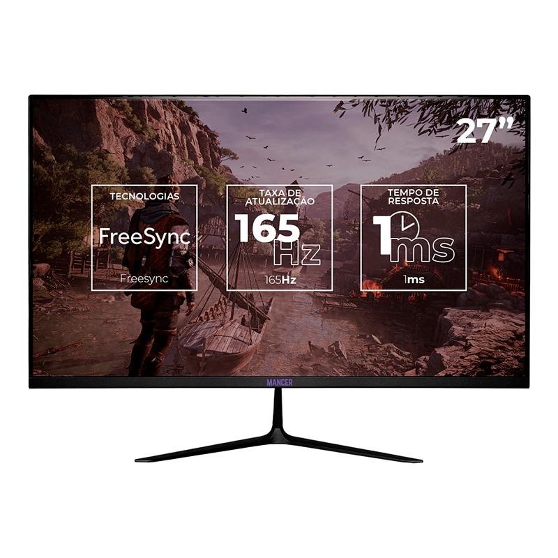 Monitor Gamer Mancer Horizon Z PRO, 27 Pol. VA, FHD, 1ms, 165Hz, FreeSync, HDMI/DP, MCR-HZNP27-BL01