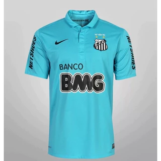 Camisa Azul Retro Santos 2012 Neymar N ° 111 Edição Limitada Thai-Limited