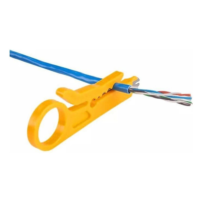 Kit 12 Alicate Decapador Cortador Cabo Rede Rj45 Crimper | Shopee Brasil