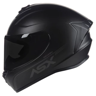 Capacete ASX Draken Solid Preto Fosco Masculino e Feminino