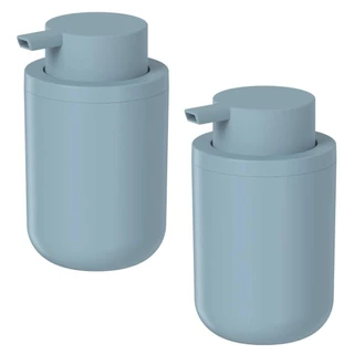 2x Porta Sabonete Liquido de Pia Banheiro 300ml OU Bold Azul