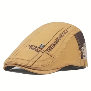 1pc Premium Mens Flat Cap-Estilo Cabbie Clássico , Gatsby Inspired-Versátil & Durável-Idéia De Presente Perfeita Para Ele