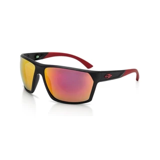Óculos Solar Mormaii Storm M0079a1411 Preto Fosco Lente Vermelha Espelhada