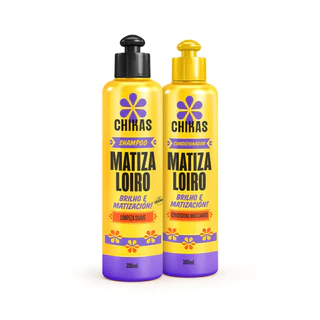 Kit Matiza Loiro Shampoo e Condicionador 300mL Chikas