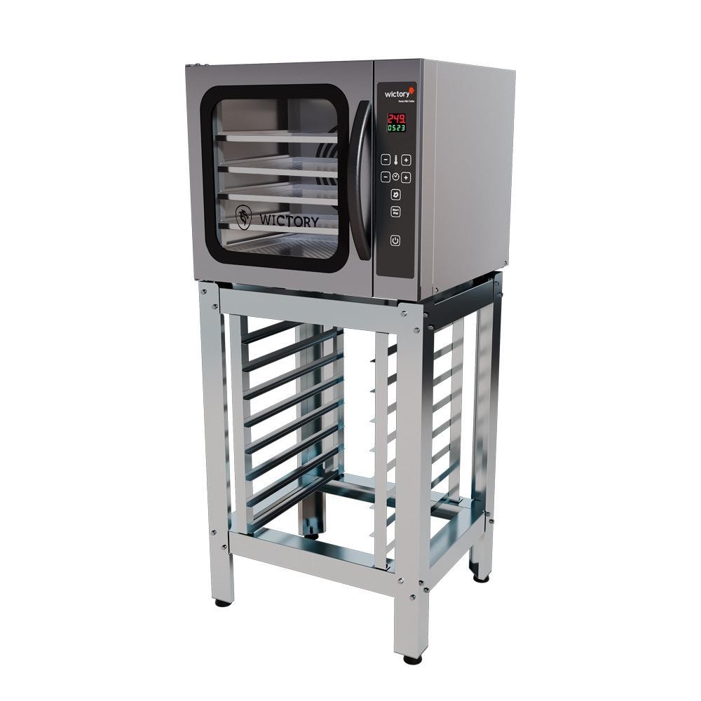 Forno Convector Para Pudim 5 Assadeiras 60 L Elétrico A Vapo