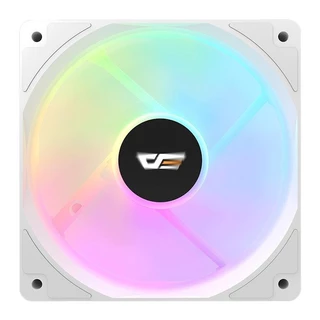 Ventoinha Aigo DarkFlash CL12, 120mm, Led Rainbow, Branca, CL12-WH em Oferta na Shopee