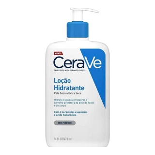 CERAVE LOÇÃO HIDRATANTE PARA PELE SECA E EXTRA SECA COM 473ML