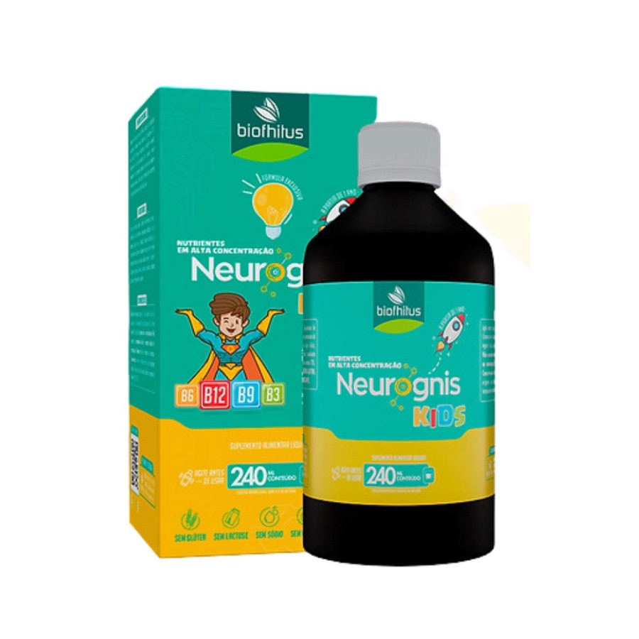 Neurognis Kids Suplemento Alimentar Líquido 240Ml – Biofhitus