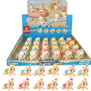 Kit 24 Unidades Brinquedo Boneca Bebê Baby Engatinha Infantil Castela