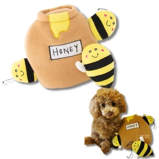 ZippyPaws Pelúcia Interativa Para Cães Burrow Honey Pot