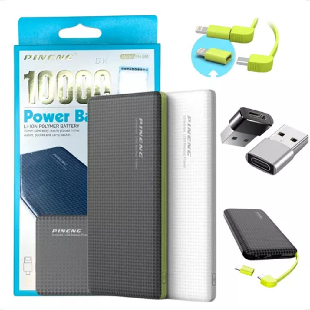 Bateria Portátil Power Bank 10.000mah Universal