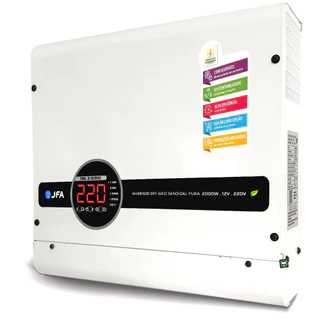 Inversor Solar Tensão Senoidal Energia 2000W 12V P/ 220V JFA