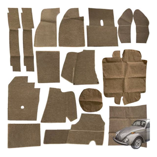 Kit Forração Interna Completa Carpete Bege Fusca 60 Ate 96