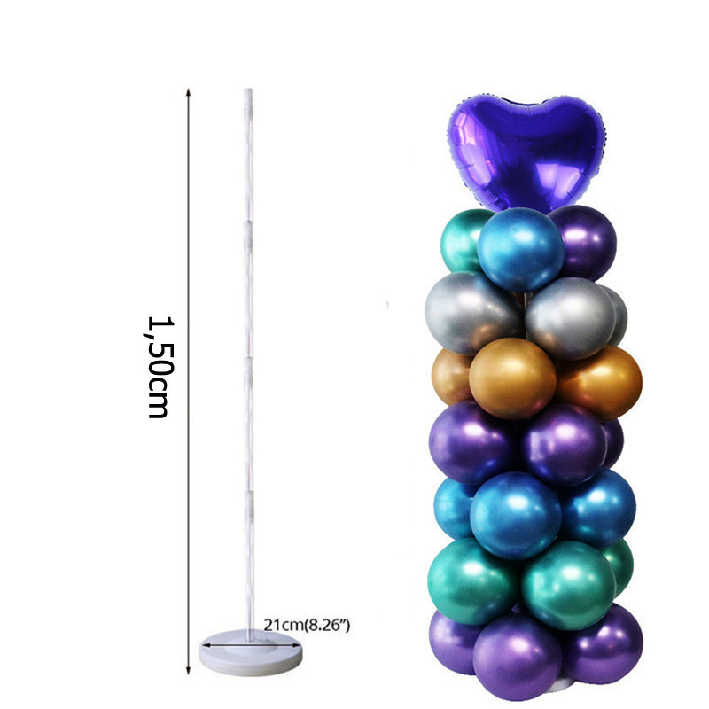 Suporte Coluna De Balões Para Arco Com Base 1,50 cm | Shopee Brasil