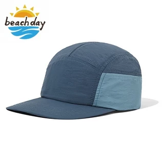 Beach Day 5 Panel Performance Running Hat Folding Outdoor Hat Unstructured Design UPF 50 Proteção Solar Esporte Chapéus para Mulheres e Homens