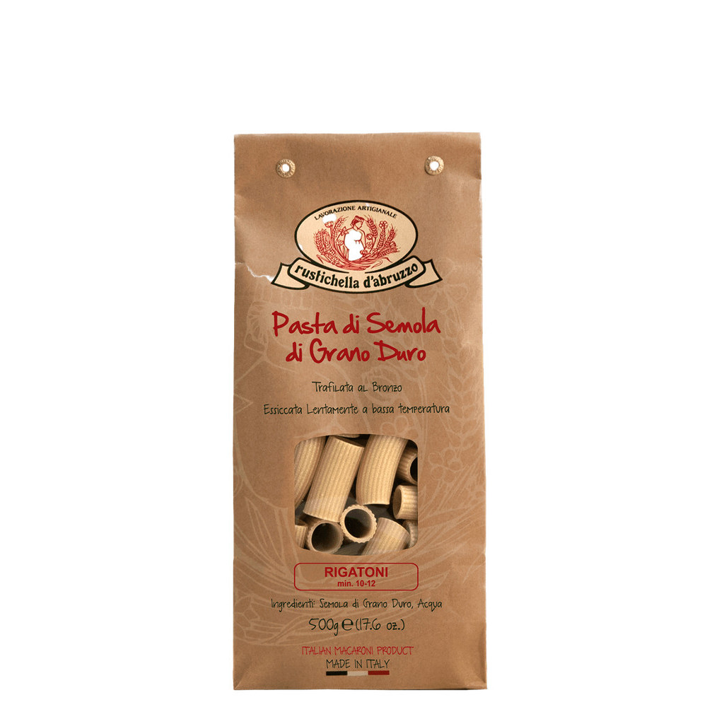 macarrão italiano RUSTICHELLA RIGATONI 500G | Shopee Brasil