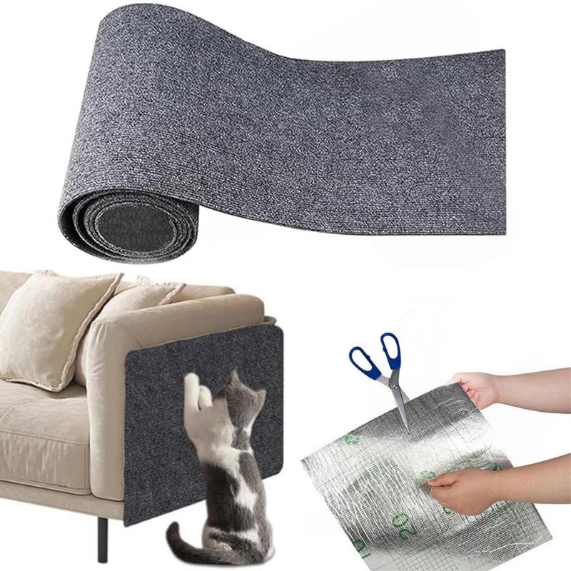 Sofá Raspador De Gato Estrutura Trepadora Proteção Do Tapete Auto-Adesivo Gatos Tábua Brinquedos