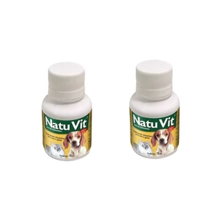 Kit 2 Natu Vit Suplemento Vitamínico para Cães e Gatos 75 ml