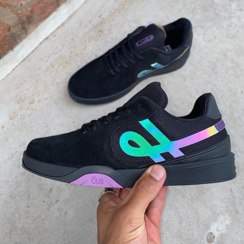 Tênis Öus Imigrante preto furta cor 2 essencial refletivo original