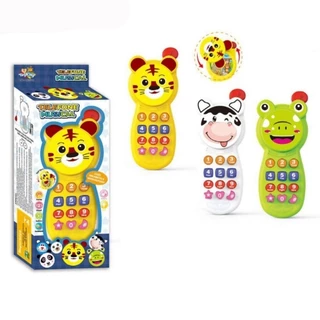 Telefone Celular De Brinquedo Infantil Luz E Sons Educacional Animais para Criança